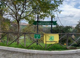 Gli alunni di Offida piantano alberi al Parco Pablo Neruda