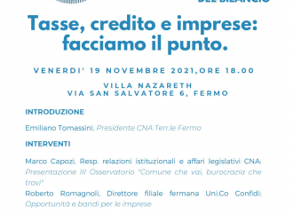 Cna: Transizione ecologica? Frenata dalla burocrazia. Ne parliamo il 19 novembre a Villa Nazareth